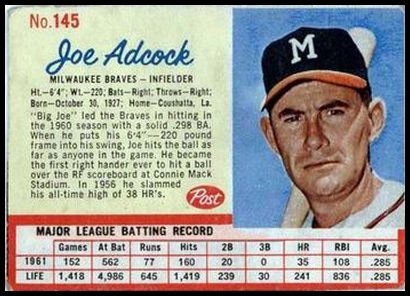 145B Joe Adcock